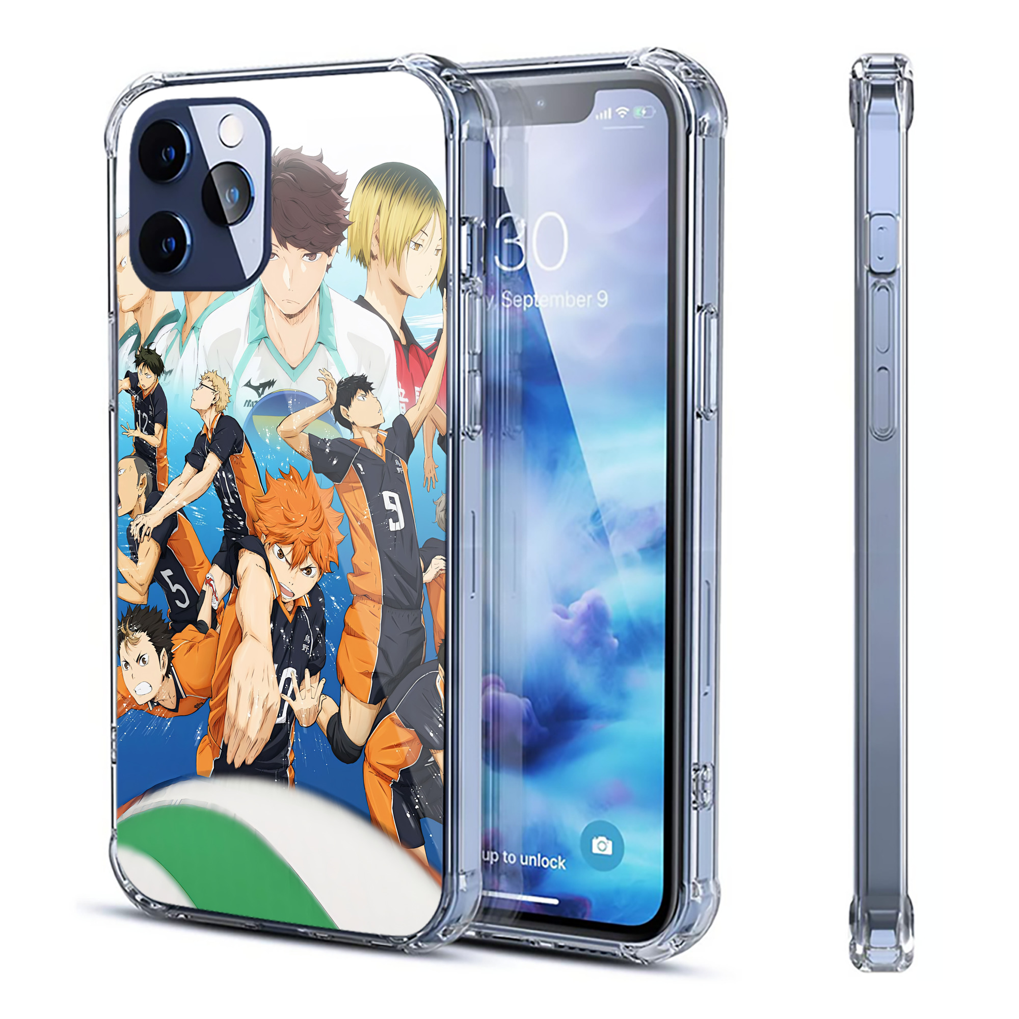 （画像用） ハイキュー!! Haikyu!! 【iPhone 12シリーズ対応】透明スマホケース（クリアソフトケース）
